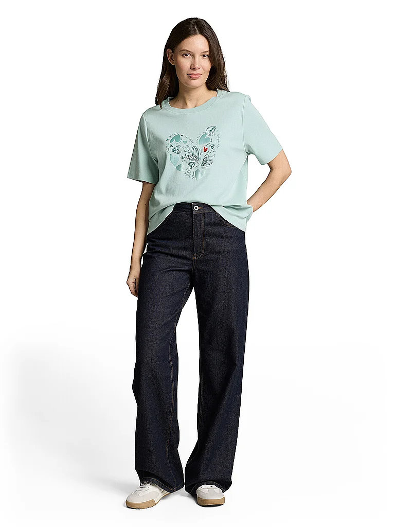 TOM TAILOR T-Shirt  mint   XS damen 4
